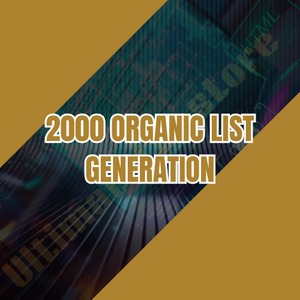 2000 Real and Organic List Generation